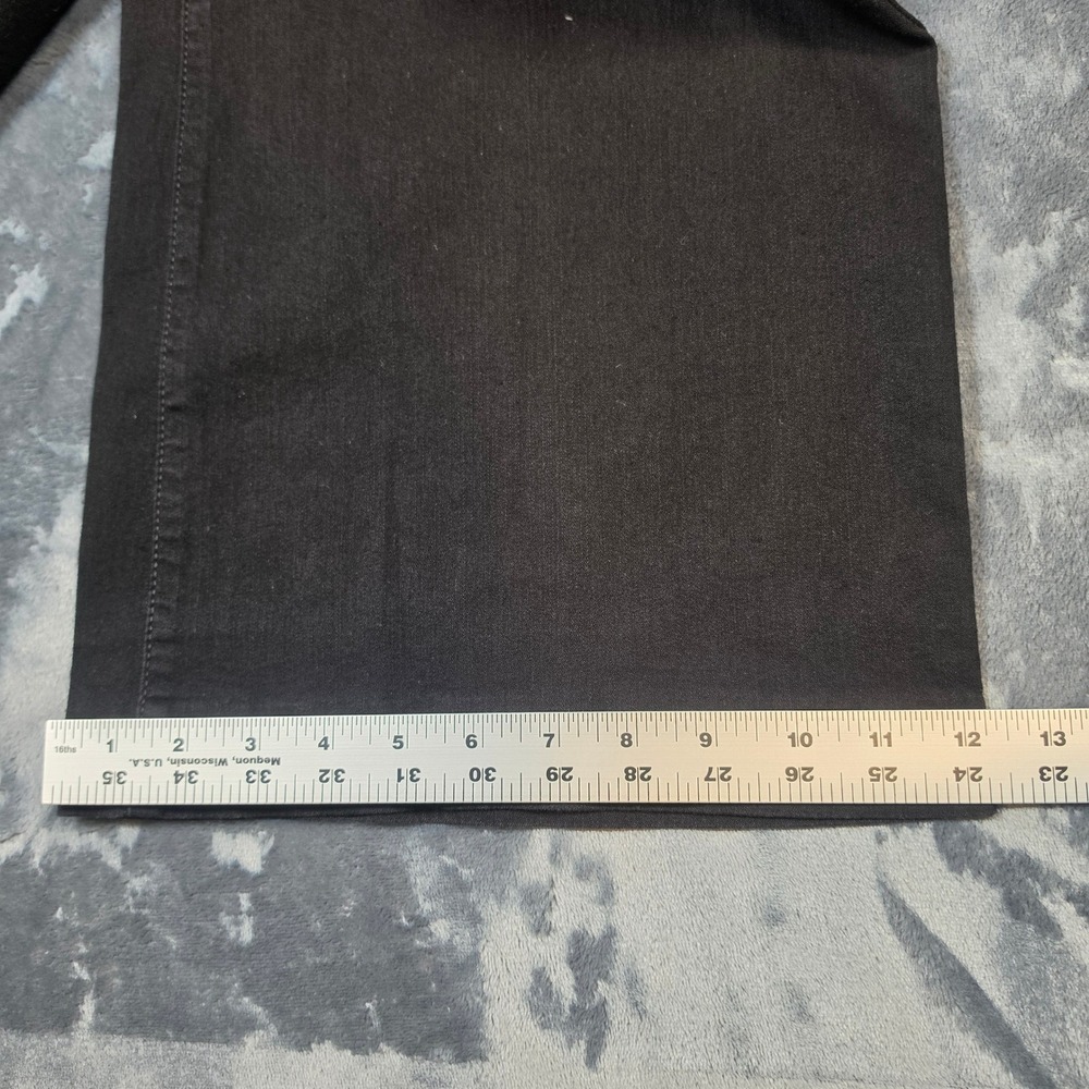 Nine West Jeans Womens Wide Leg Trouser Black Pants SDNWB3327 Size 14 - Picture 8 of 11